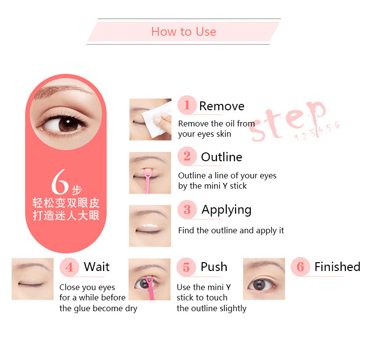 SBelle OEM Strong Hold False Eyelash Extension Glue Waterproof White False Eyelash Glue Latex-Free Suitable for Sensitive Eyes