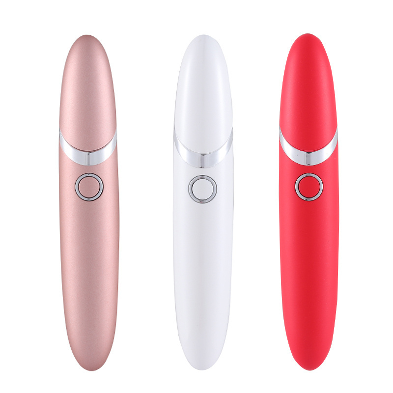 Rechargeable Eye Beauty Pen Hot Compress Eye Massager Ionic Magic Wand Massager