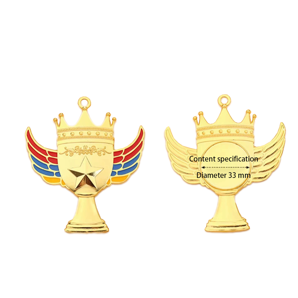 High quality factory direct custom souvenirs fake gold medal fiesta medal finisher medals