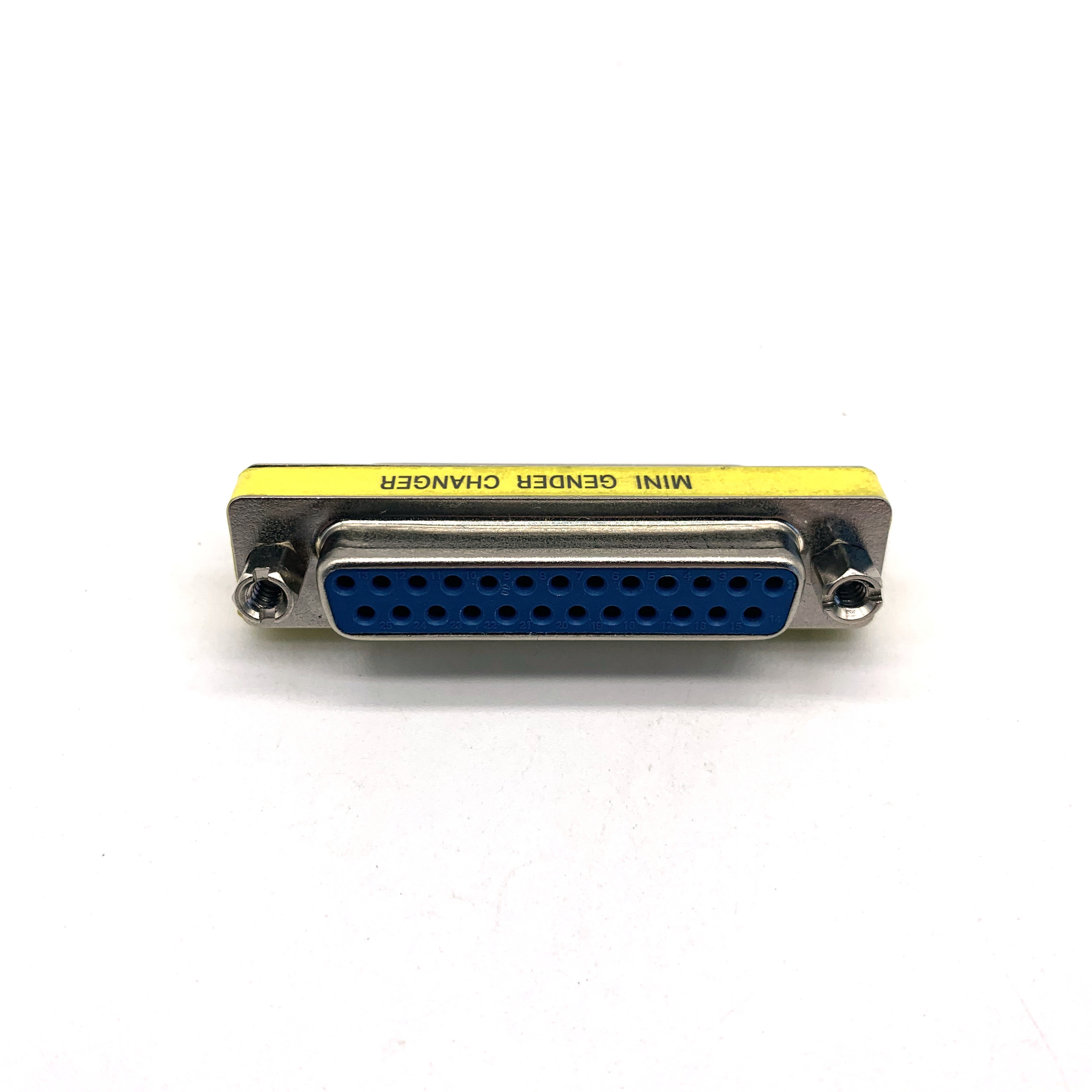 DSUB DB25 Female to DB25 Female Mini Gender Changer Switch Adapter Connector for Serial Applications