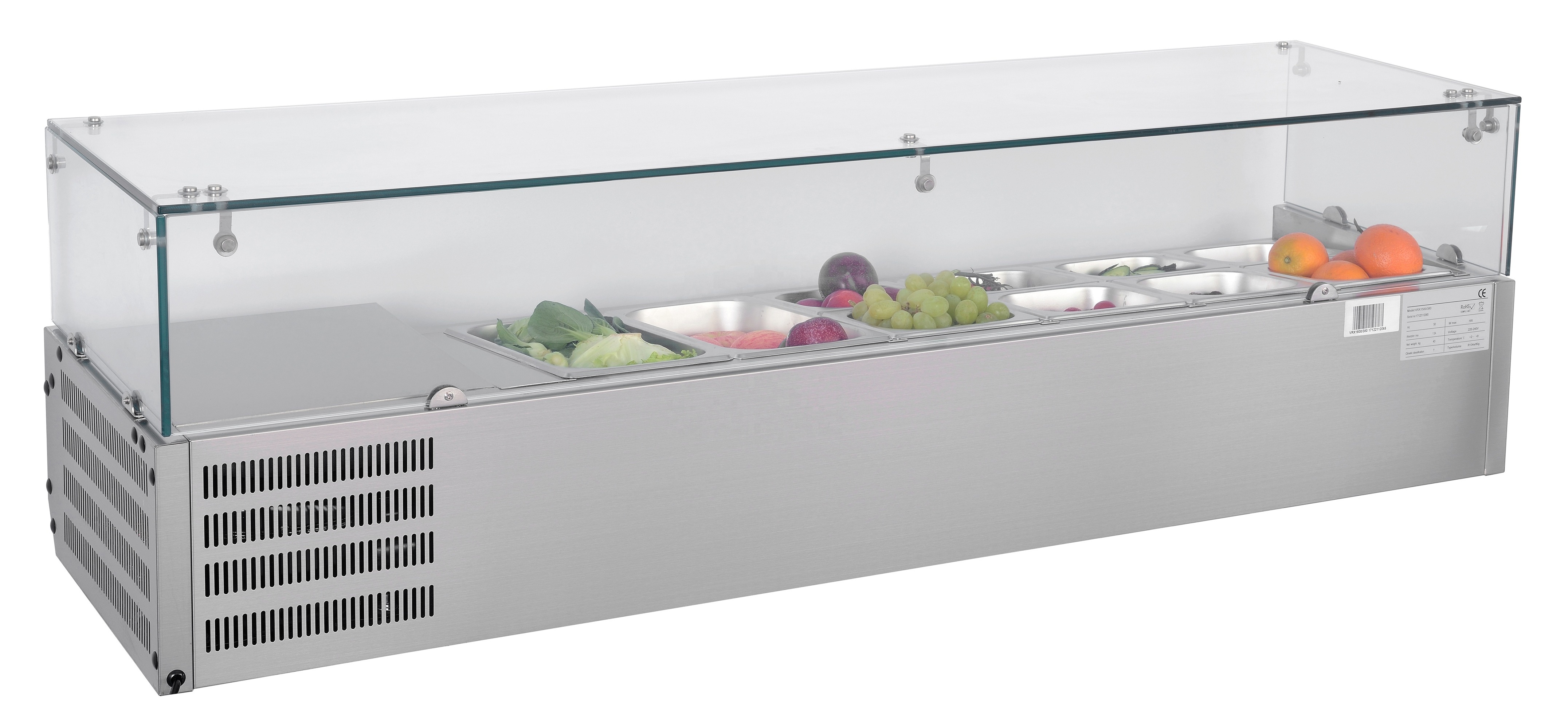 salad bar display,salad display refrigerator,salad display counter