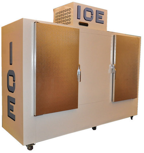 Automatic Defrost commercial indoor and outdoor ice  merchandiser