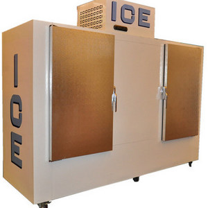 Automatic Defrost commercial indoor and outdoor ice  merchandiser