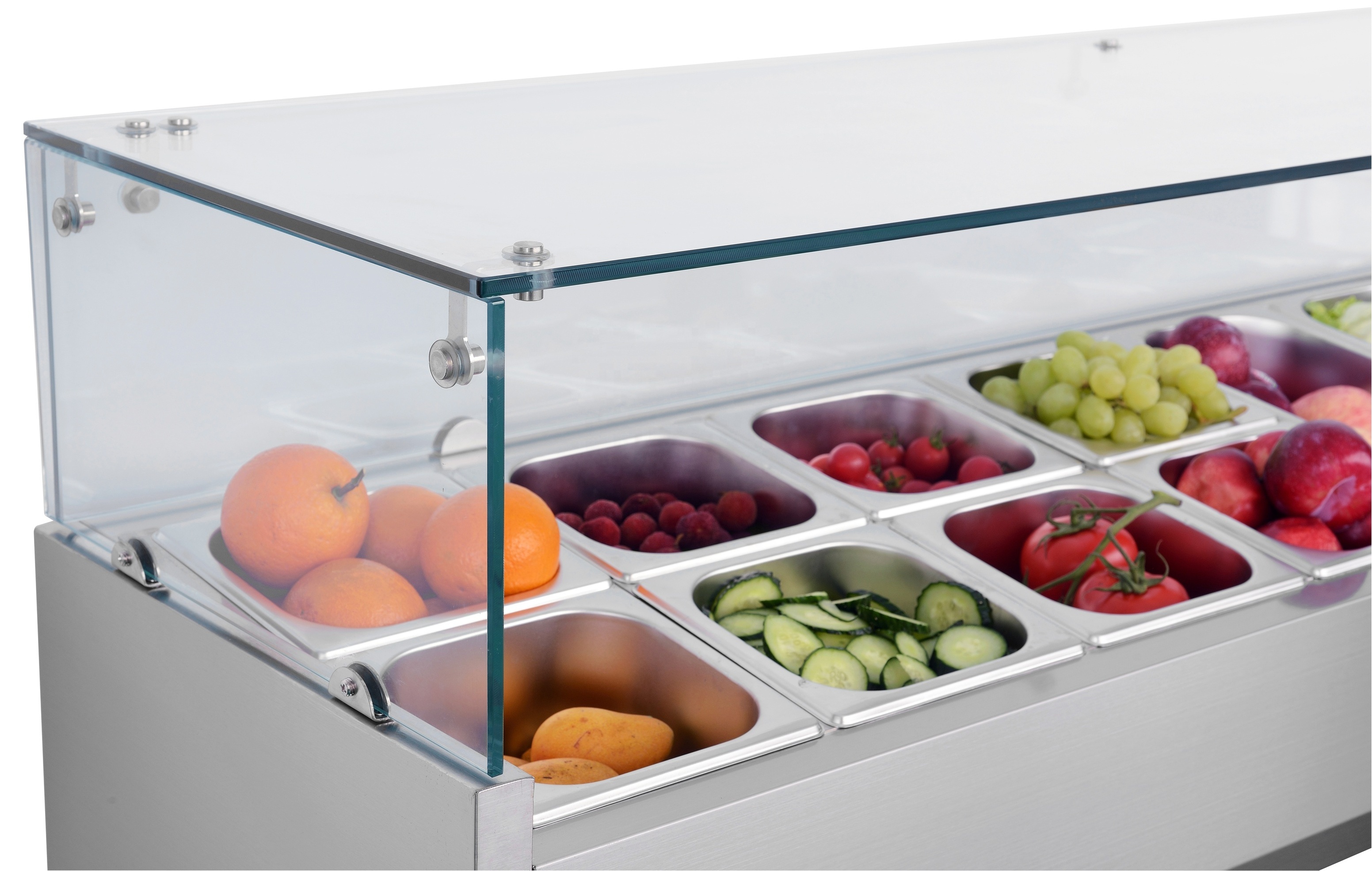 salad bar display,salad display refrigerator,salad display counter