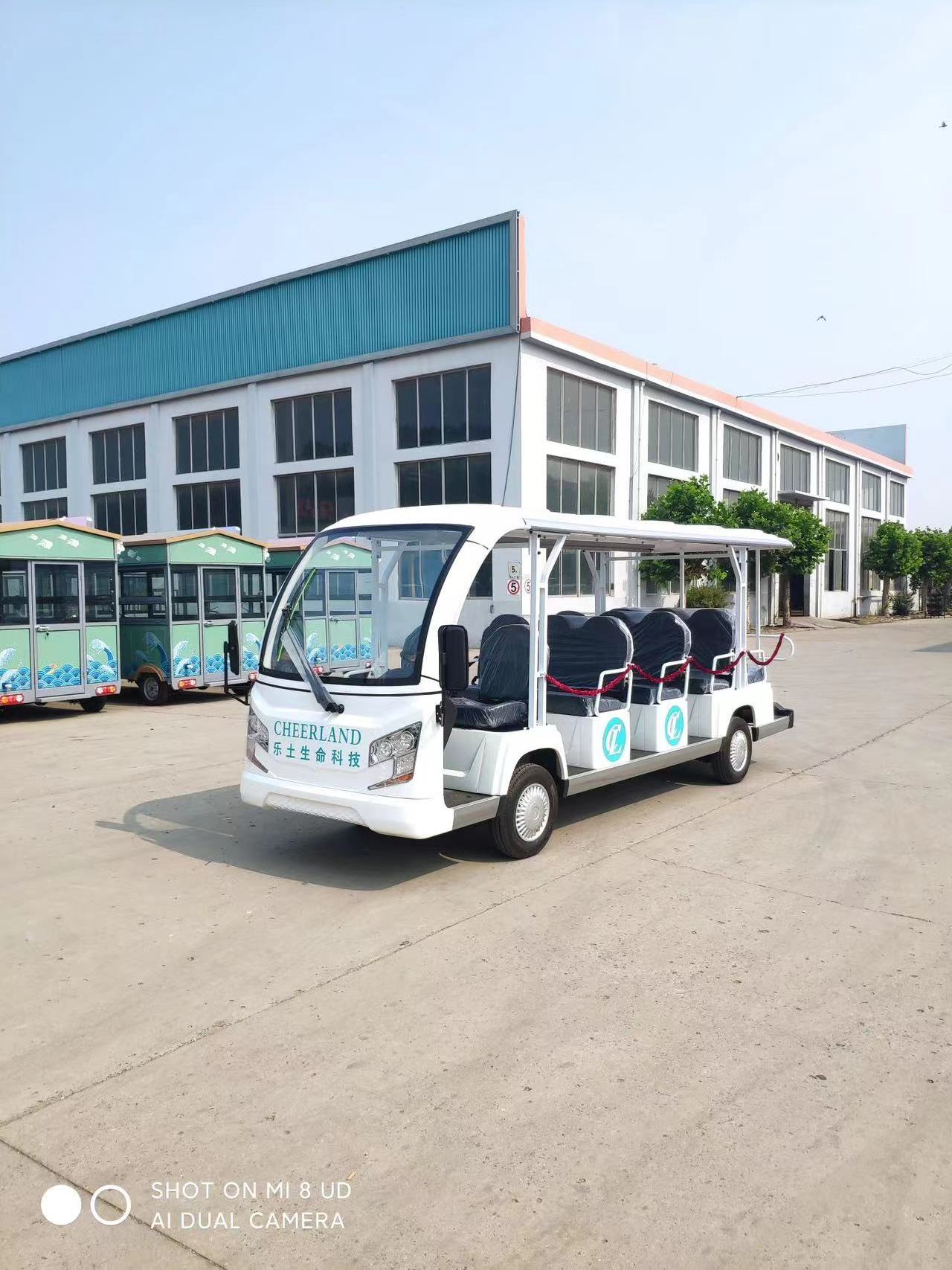 Sharefer hot sale high quality 10 Seats 8+2 seater 72V 5KW AC Motor Electric visiting Cart Club Car