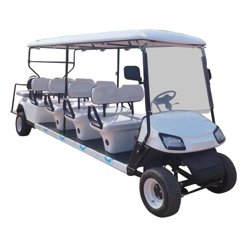 Sharefer hot sale high quality 10 Seats 8+2 seater 72V 5KW AC Motor Electric visiting Cart Club Car