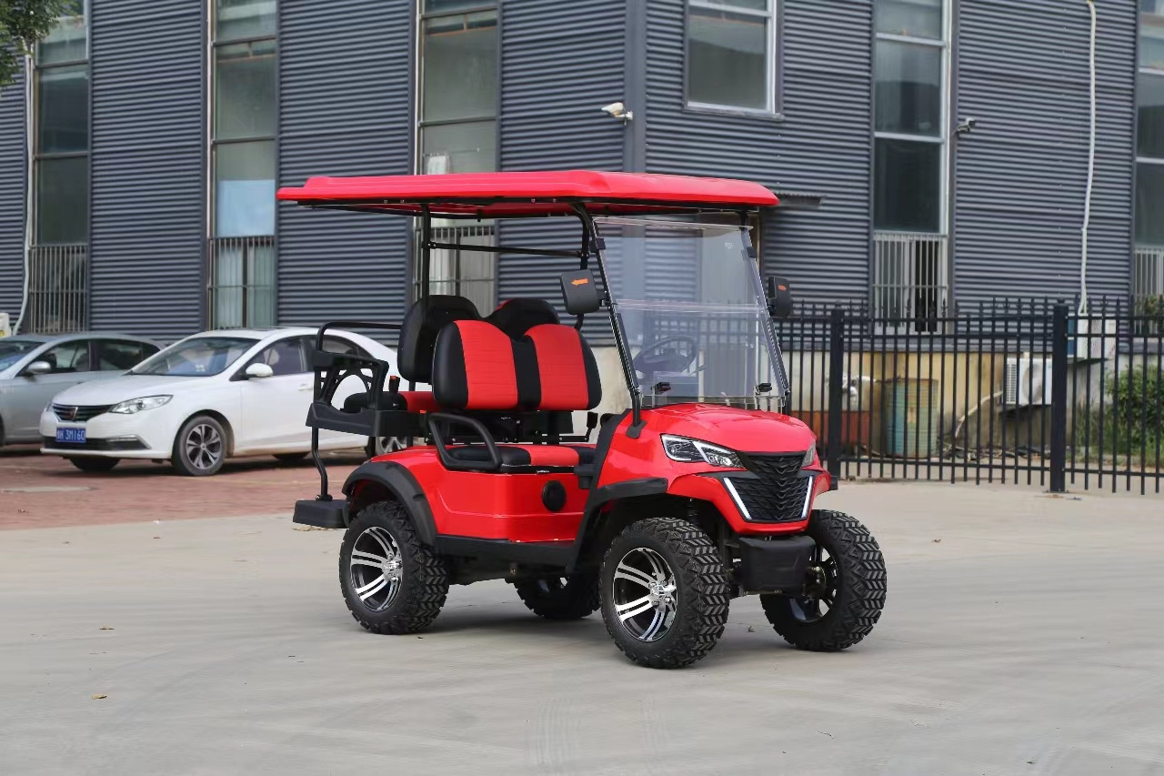 Sharefer 4 Passenger Capacity Golf Cart 4 Seats Street Legal Electric Car Golf Cart Electric 4 Seat 72v