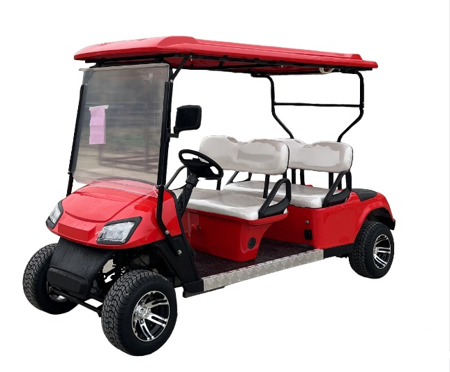 Sharefer 4 seat 60V 100AH Chaowei maintenance free batteries lithium battery 60v 3.5kw AC motorelectric golf cart 4 seater