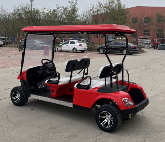 Sharefer 4 seat 60V 100AH Chaowei maintenance free batteries lithium battery 60v 3.5kw AC motorelectric golf cart 4 seater