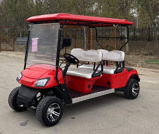 Sharefer 4 seat 60V 100AH Chaowei maintenance free batteries lithium battery 60v 3.5kw AC motorelectric golf cart 4 seater