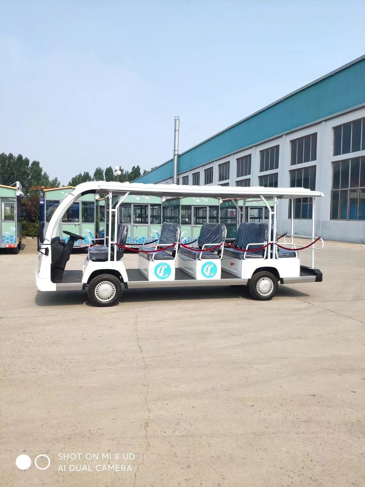 Sharefer hot sale high quality 10 Seats 8+2 seater 72V 5KW AC Motor Electric visiting Cart Club Car