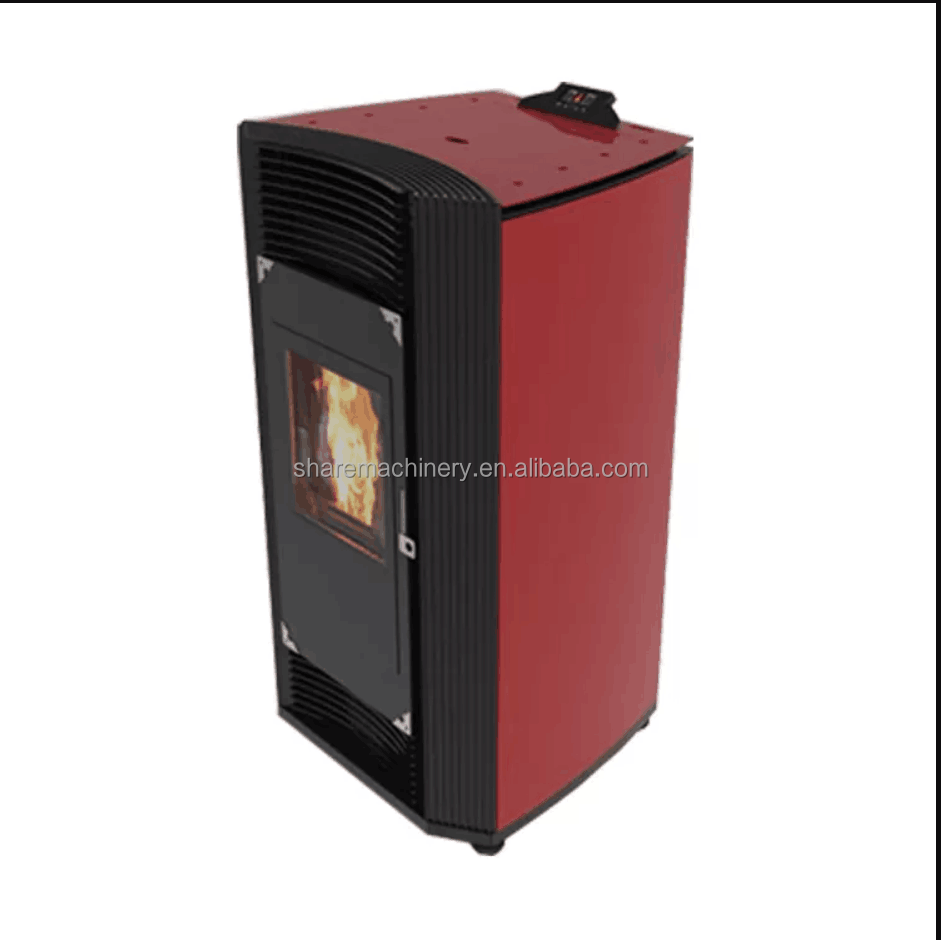 50kg indoor real flame heating stove insert wood pellet stove