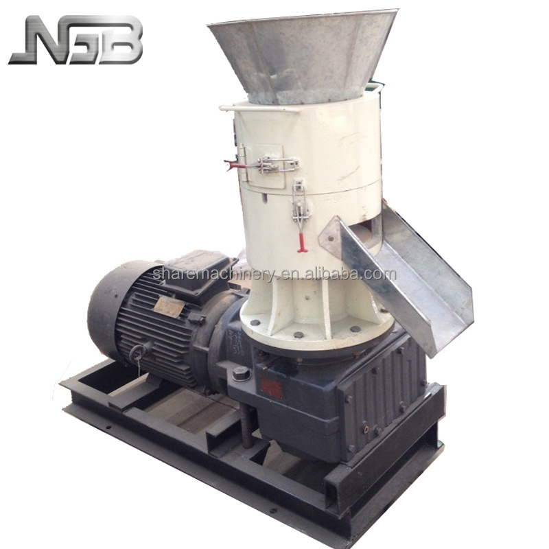 hay sawdust flat die pellet making machine