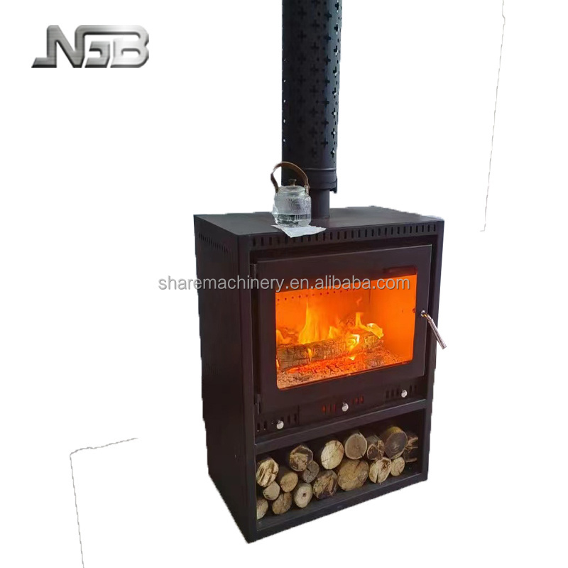 european style wood stove with water circulation heating for sale