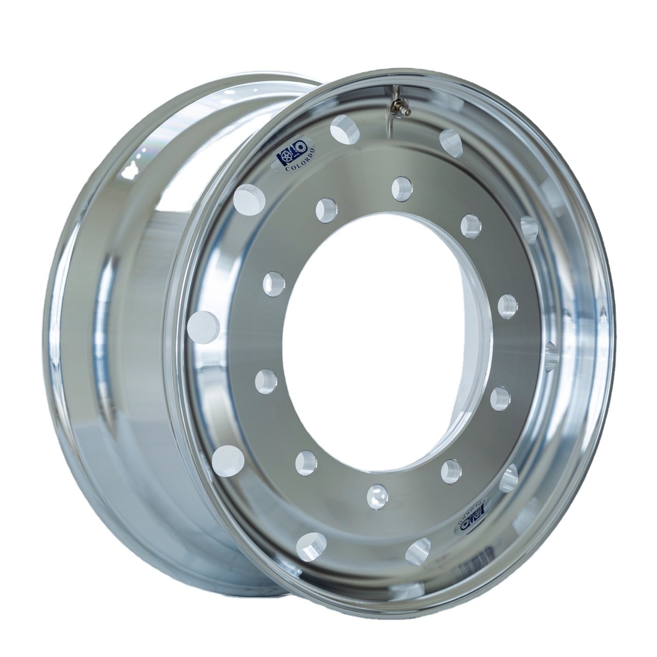 Truck and bus forged aluminum ring 22.5*9.0 forged wheel hub 10 hole aluminum ring automatic balancer device rim