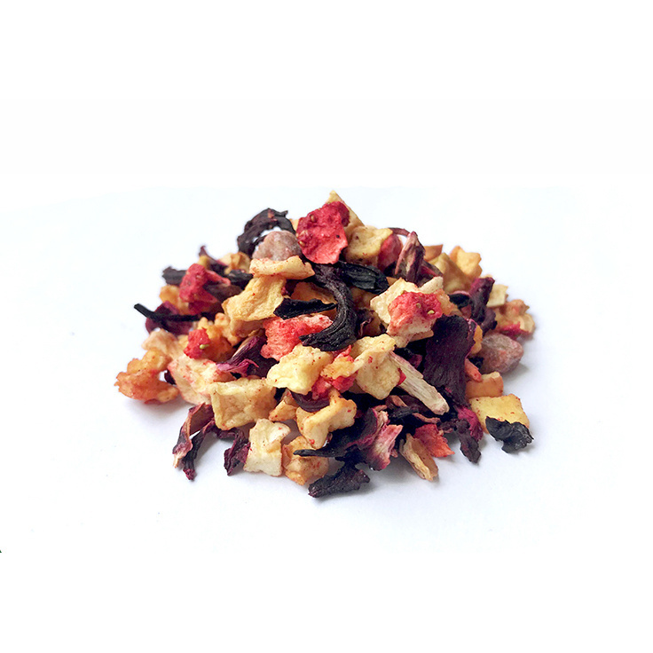 Mixed Berries Fruits Blended Tea Sweet Blueberry Raspberry Strawberry Tea Blends Loose Fruit Tea Blends