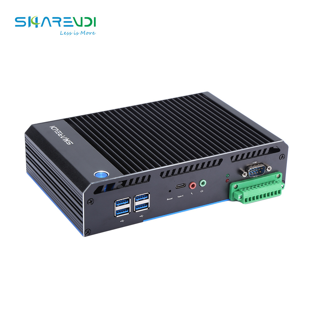 i3 i5 Durable Fanless Embedded Industrial computer Rugged design mini PC X86 single board computer