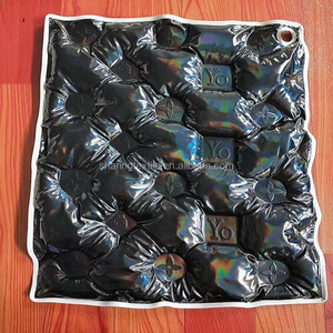 Sew Free Taffeta Double Layer 3D Channel Metallic Tube Seamless Downproof Fabric Bonded Quilted Down Filled Fabric For Down Coat