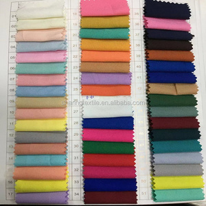 Stock Lot Fabric Polyester Elastane Moss Crepe 4 Way Stretch Spandex Lycra Georgette GGT Chiffon Woven Fabric For Evening Dress