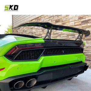 Dry Carbon Spoiler For Lamborghini Huracan EVO/Spyder 2019 V Style Rear Trunk Spoiler Body Kit