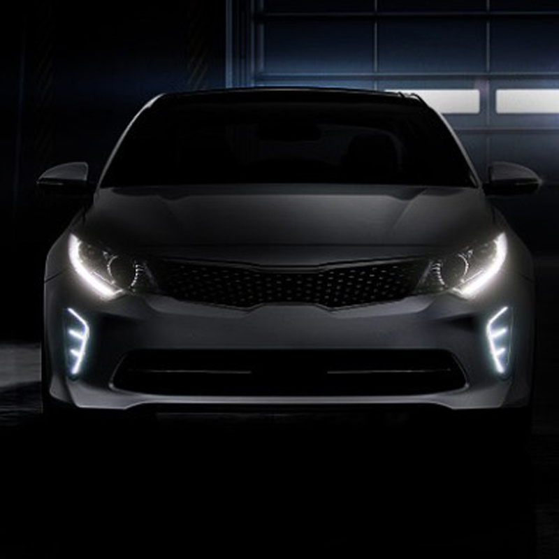 body kit for 2016-2018 kia optima k5 led drl with turn signal function