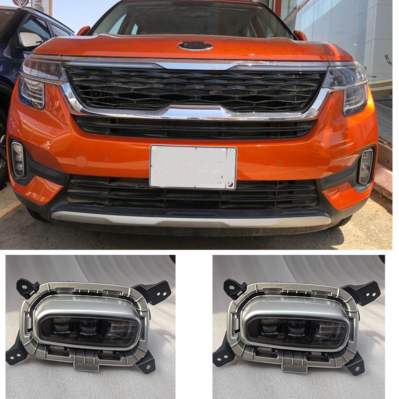 USA VERSION LED RUNNING LIGHTS fog lights FOR KIA SELTOS 2019 2020 2021 2022