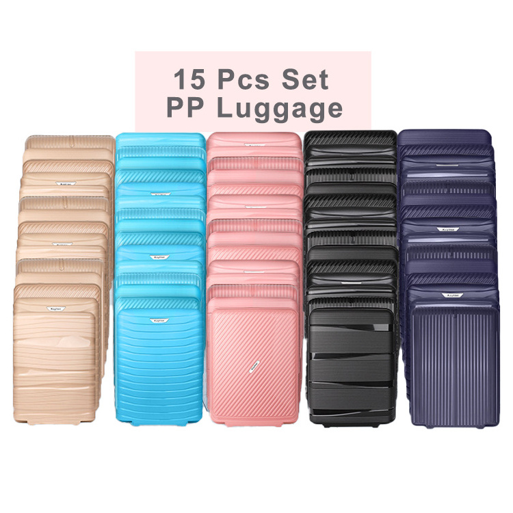 Cheap Hard Shell PP Semi Finished 12 14 18 20 21 22 24 25 26 27 28 29 30 32 34 Inch Suitcase 2 3 4 5 6 8 12Luggage Sets