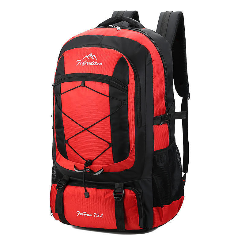 Wholesale Price Custom Logo High Quality Heavy Duty Black Casual Capacity Carry On Camping Trekking Mountain Travel Bag Backpack