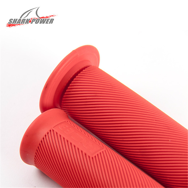 Shark Power Motorcycle Refitting Accessories Cnc Motorcycle Handlebar Cover Accelerator Handle Bar Grips Glue