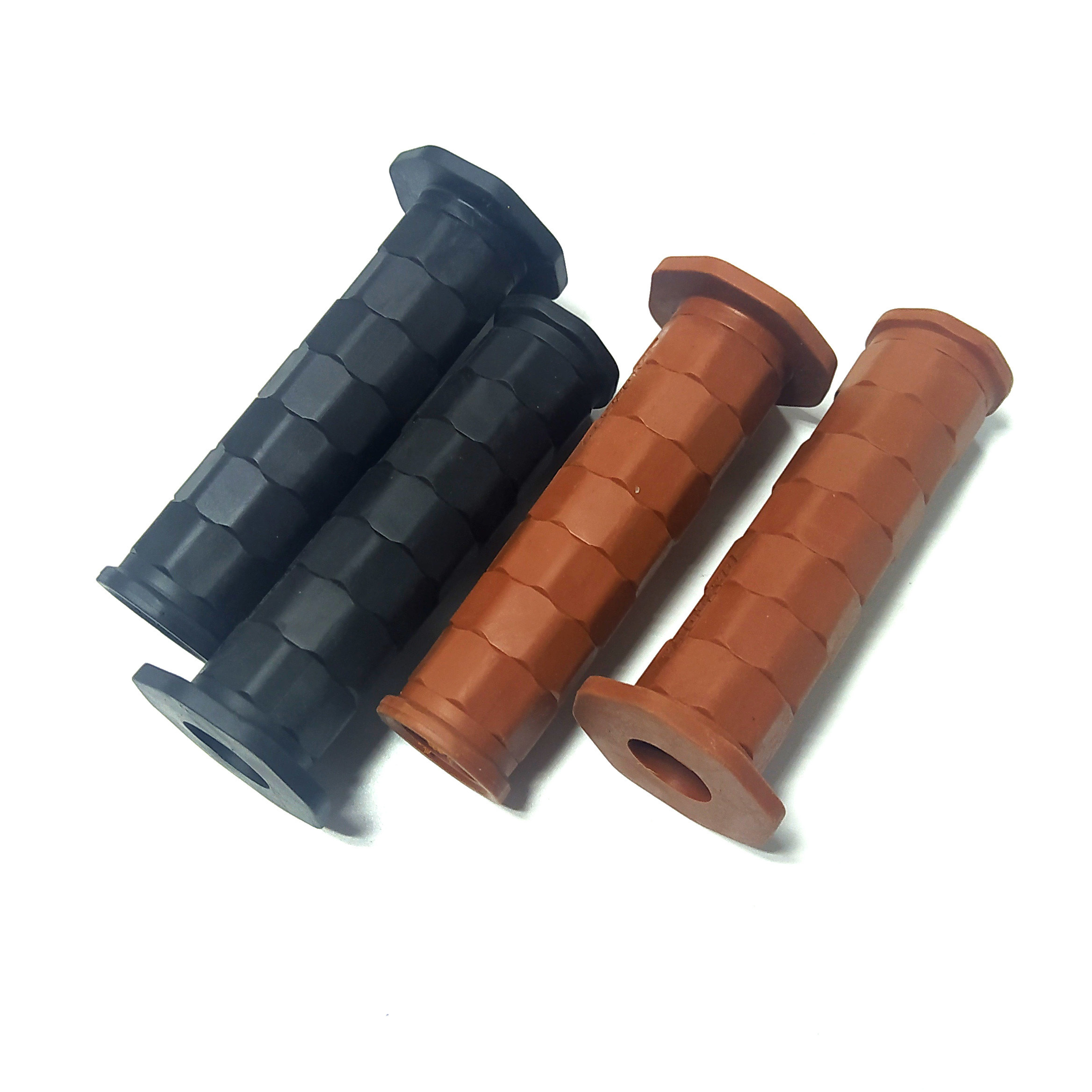 Motorcycle Universal Parts  Rubber Handlebar Grips Soft 3D Anti-Skid Lock On Handle Bar Grip