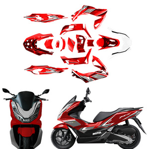 Motorcycle Accessories And Frame Body Spare Parts Motorbike Fairing Kit  Front Fairing Fixed Wing Intake Wing For Honda PCX 160