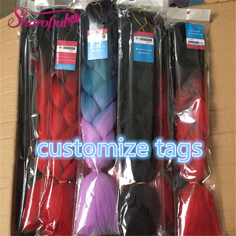 Jumbo Braiding Hair wholesale in bulk Synthetic Hair extension soft light yaki high quality Material Ombre Crochet Braiding Hair