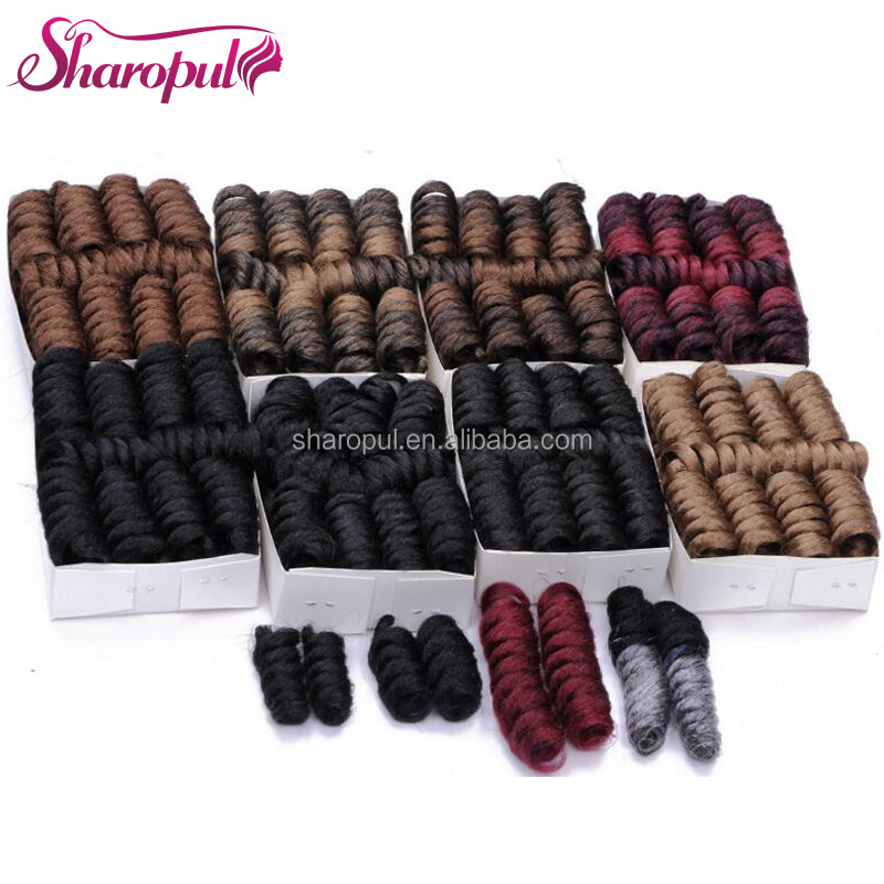 New Style Synthetic loose bouncy curl Braiding Hair Spring crochet Saninya curl length 10inch 20inch 6-18mm diameter Curls