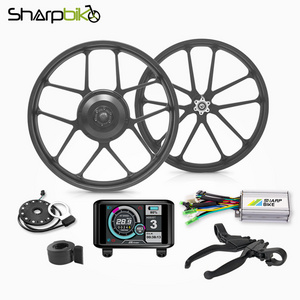 Sharpbike 20 inch fat tire electric bike kit 1500w 48v 52v with TFT-LCD display SKF04VC1