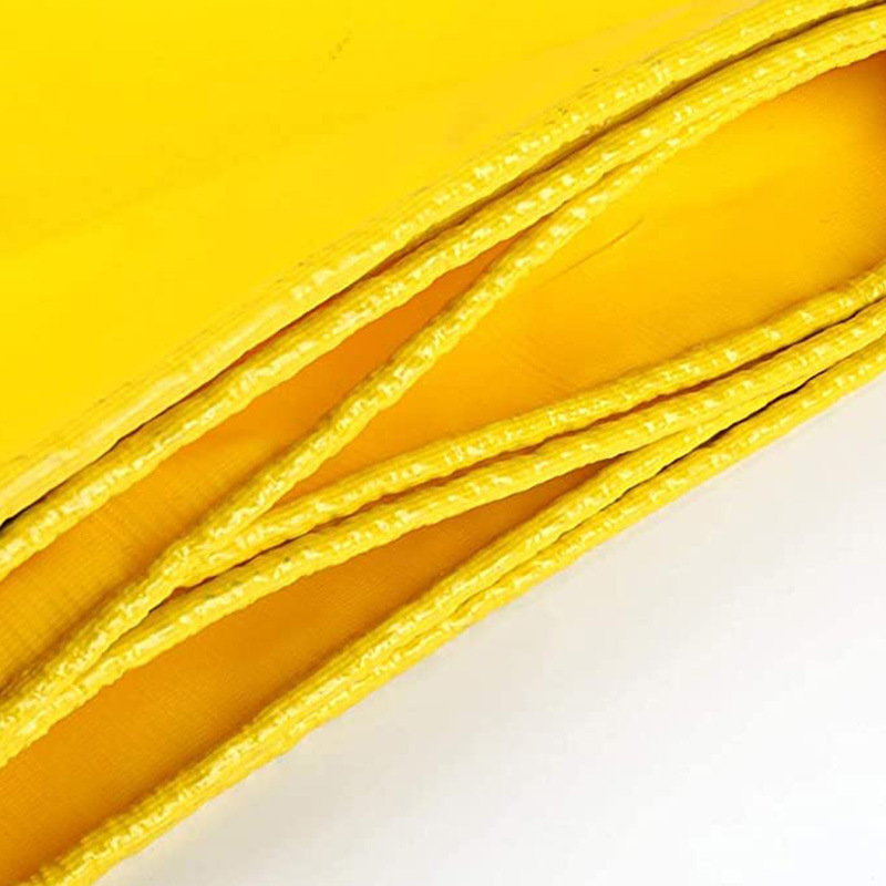 Hot selling foldable Yellow Waterproof Heavy duty Pvc Tarpaulin for Tent Truck Cover Fabric Woven