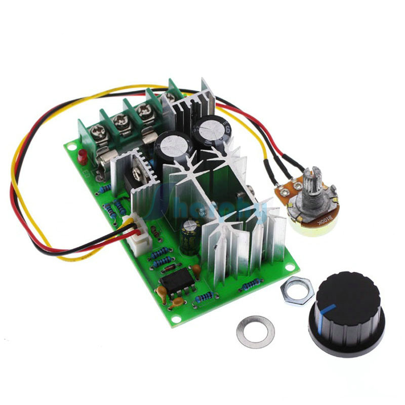 DC10-60V 12V 24V Motor Speed Control Regulator PWM Motor Speed Controller Switch 20A Current Regulator High Power Drive Module