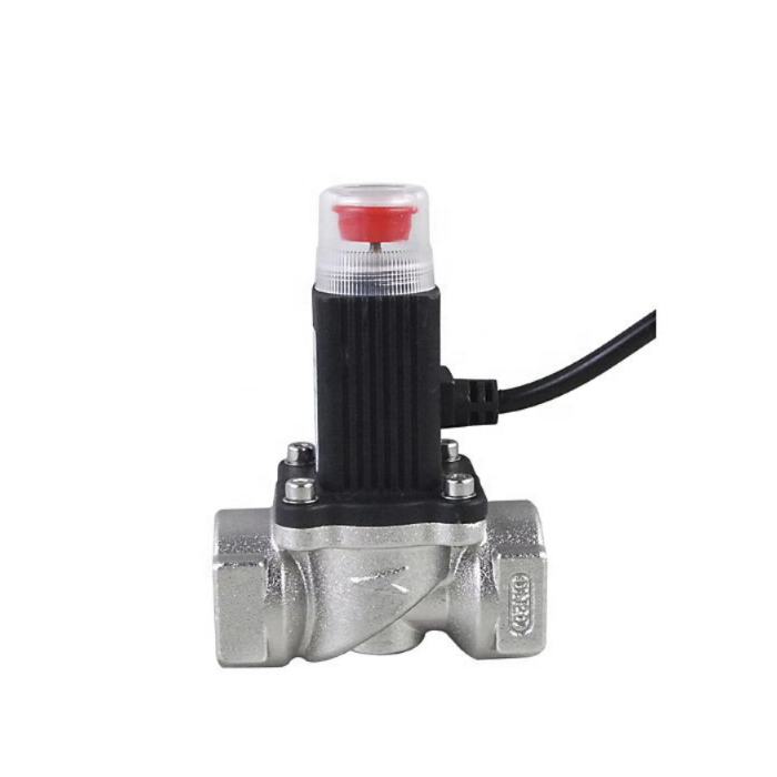 Liquefied Petroleum Gas and Natural Gas Emergency Cut-off Solenoid Valve Home Safety Alarm System Solenoid valve DC12