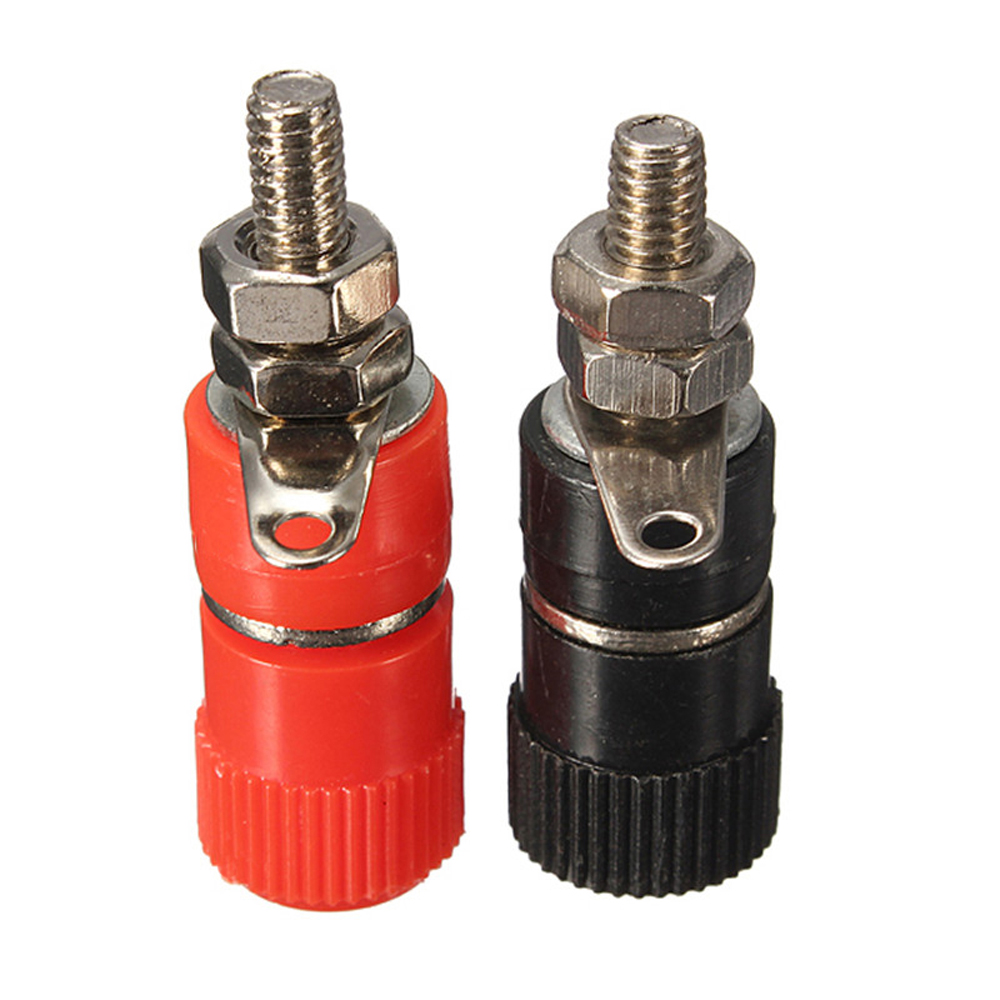 Mini Banana Socket Binding Post Nut Connector 4MM Banana Plug Jack Connector Fit For Speaker