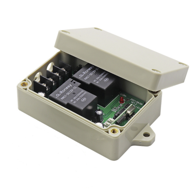 High power 2channel 433mhz wireless remote control switch motor forward and reverse water pump controller switch motor