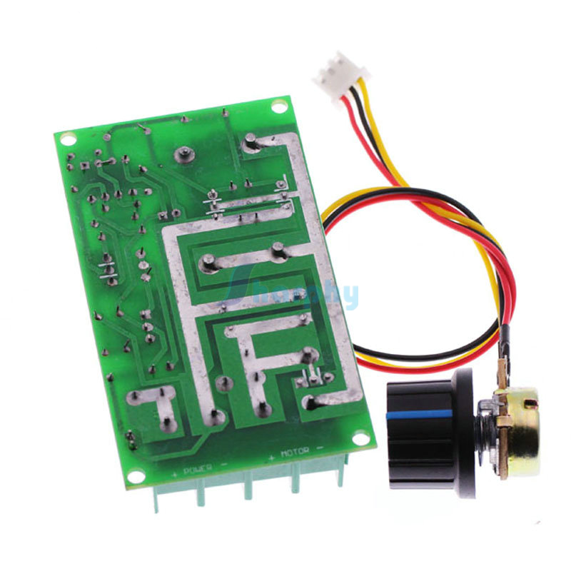 DC10-60V 12V 24V Motor Speed Control Regulator PWM Motor Speed Controller Switch 20A Current Regulator High Power Drive Module