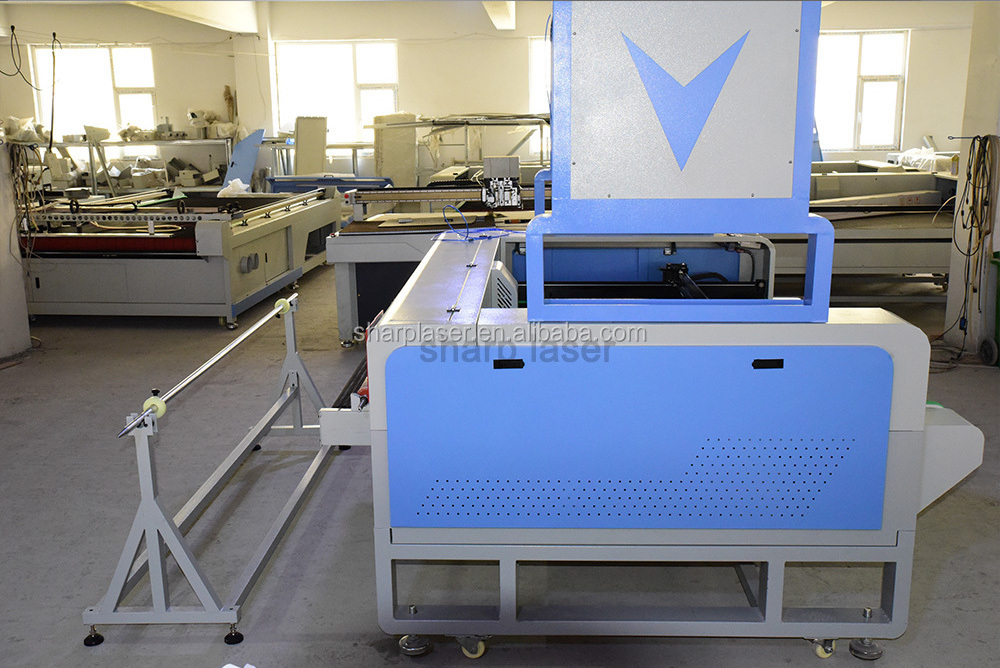 dual head c02 laser cutting machine sublimation