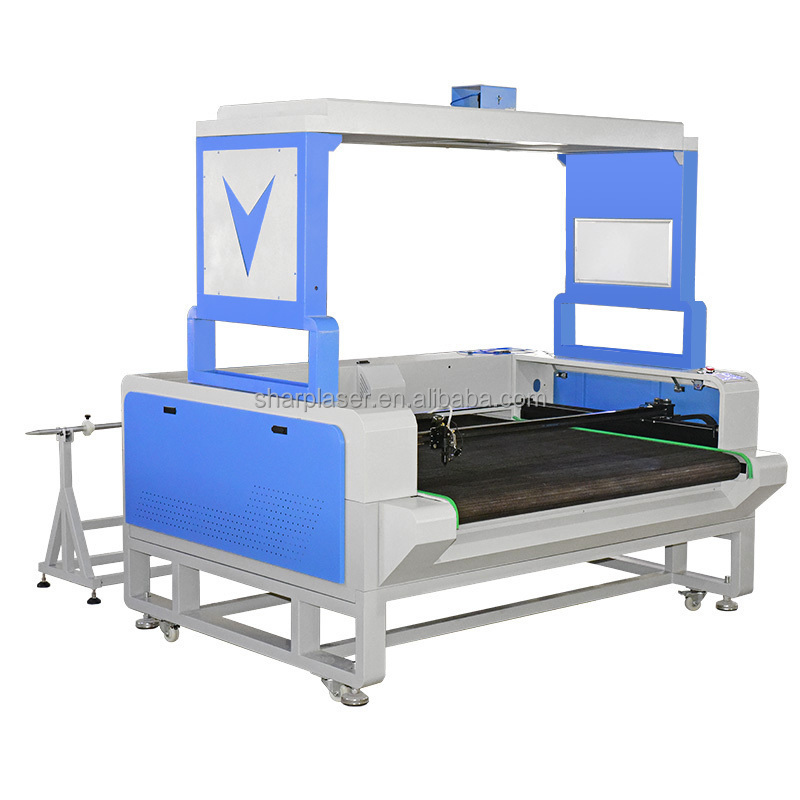 dual head c02 laser cutting machine sublimation