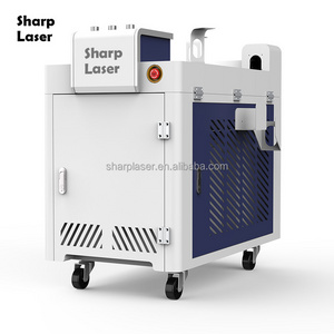 WF1000 portable 1000w to 2000w fiber laser cleaning machine for rust removal from metal