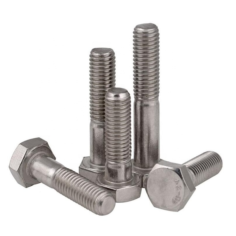 manufacturing DIN931 DIN933 M9 M38 stainless hex bolts and nut