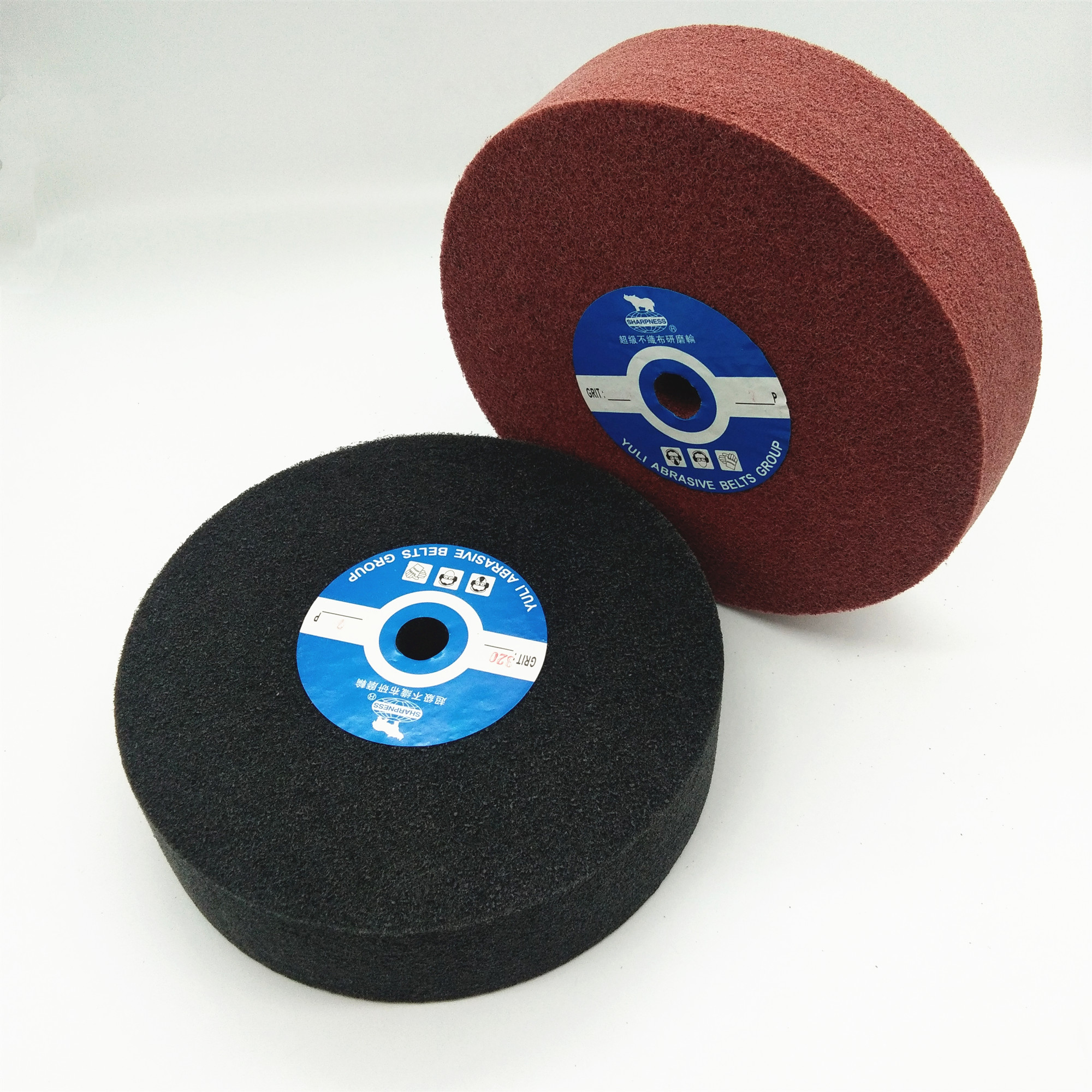 High Quality Red Non Woven Grinding Grind Wheel Polishing  8*1*3/4