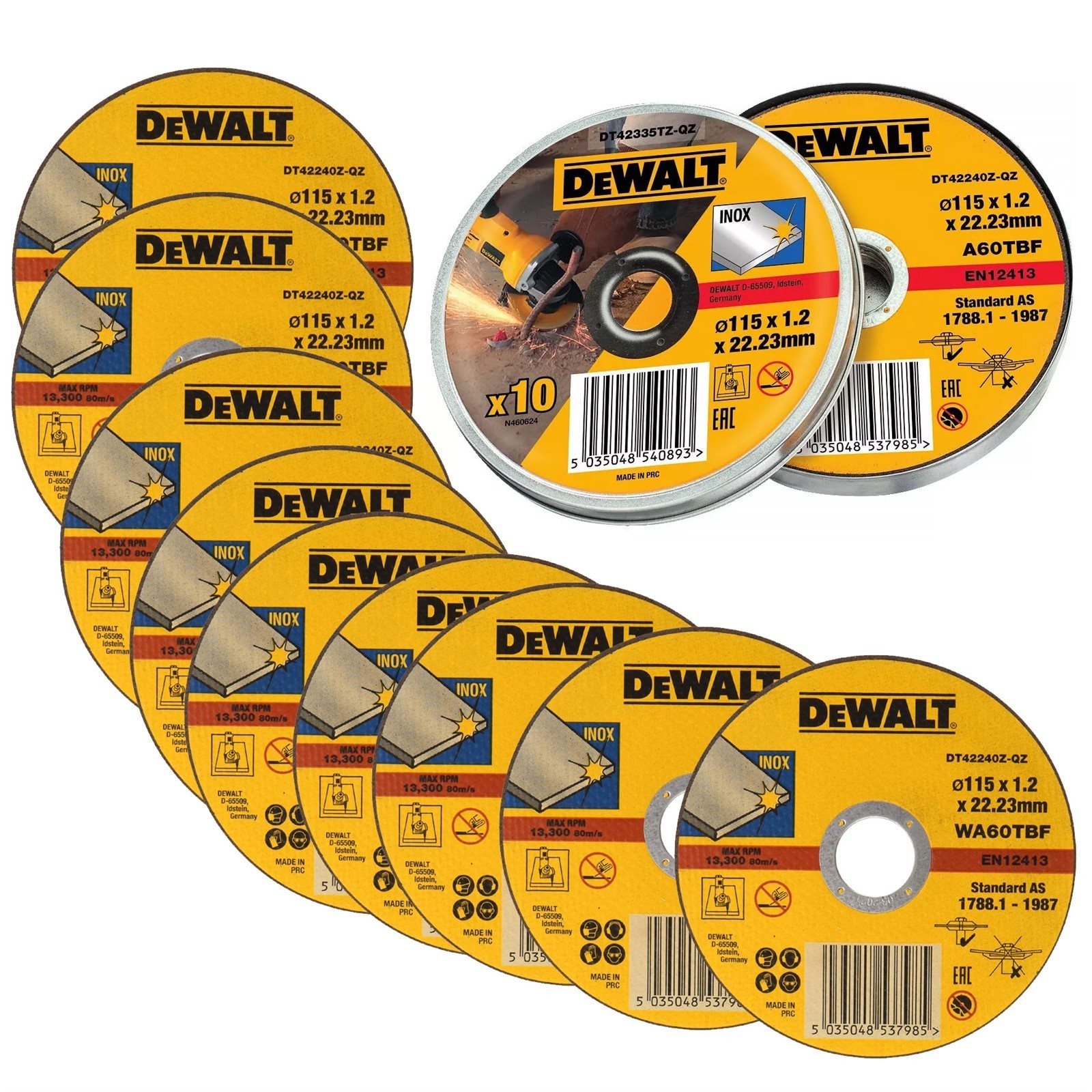 Cutting Discs Suitable for Stainless Steel INOX and Metal Precision Cutting