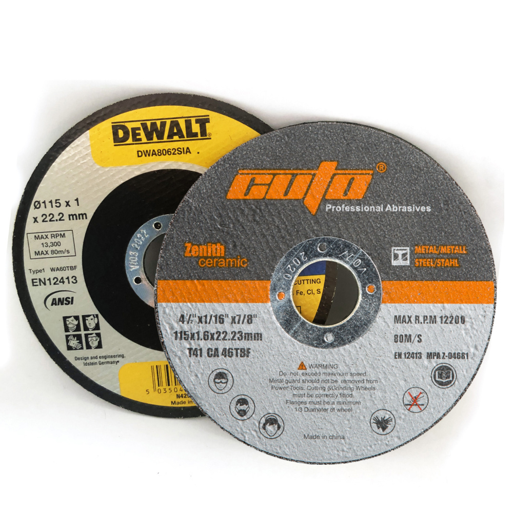 Cutting Discs Suitable for Stainless Steel INOX and Metal Precision Cutting