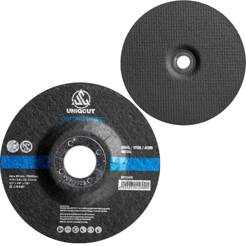 Multi-Functional Metal Biter Ceramic Grinding Disc Wheel Vitrified 4.5Inch 115x6.0x22.23mm