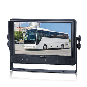 STONKAM 9 Inch LCD Car Reverse Rear View Bus Monitor Support up to 4 camera inputs mirror viewing support