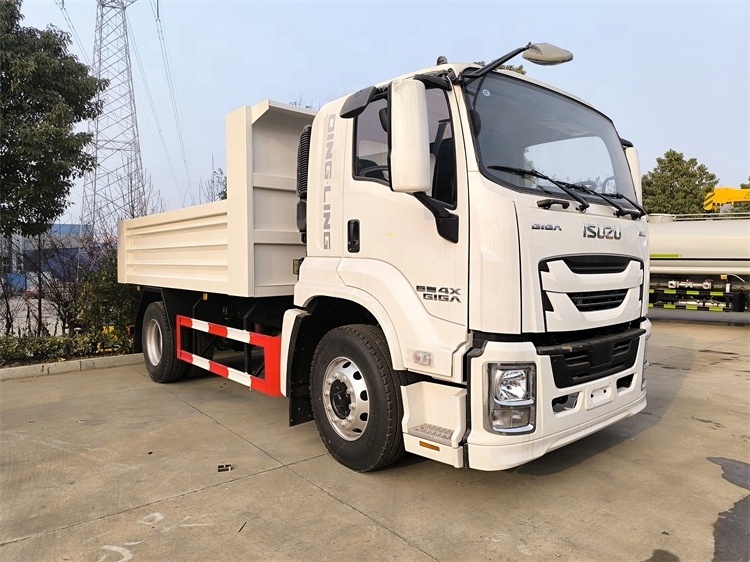 High-quality thickened small dump truck adopts Isuzu Euro VI chassis 4*2 tipper dump truck for export